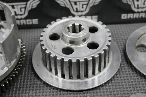 1985 KAWASAKI KX80 OEM COMPLETE CLUTCH W BASKET HUB PRESSURE PLATE 13095-1113