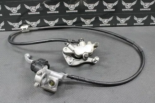 2019 YAMAHA YZ250FX OEM NISSIN FRONT BRAKE CALIPER MASTER CYLINDER LEVER LINE