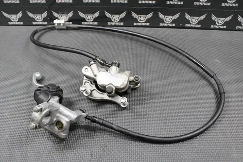 2019 YAMAHA YZ250FX OEM NISSIN FRONT BRAKE CALIPER MASTER CYLINDER LEVER LINE