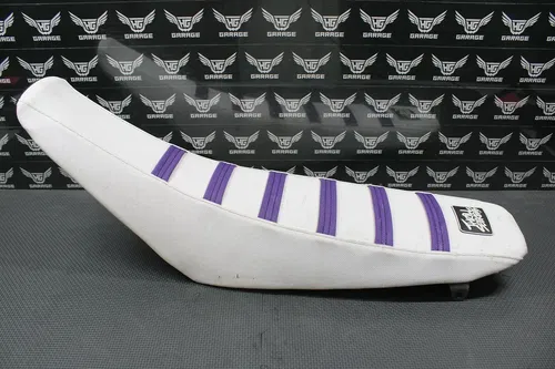 2000 2001 HONDA CR125R CR250R SEAT SADDLE FOAM WHITE THRILL SEEKER GRIPPER COVER