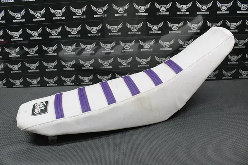 2000 2001 HONDA CR125R CR250R SEAT SADDLE FOAM WHITE THRILL SEEKER GRIPPER COVER