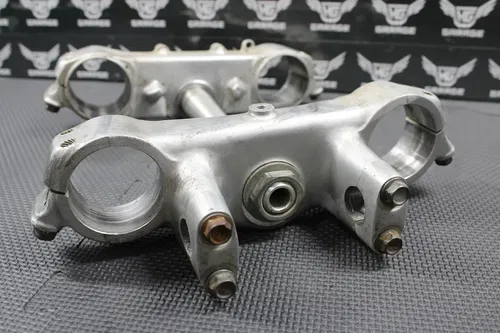 1990 HONDA CR125R OEM FRONT FORKS LOWER UPPER TRIPLE TREE STEM BAR CLAMP