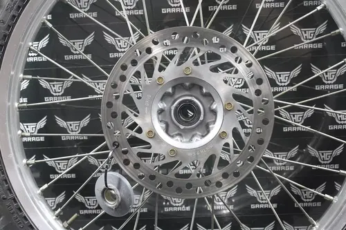 2000 95-01 HONDA CR250R CR500R OEM FRONT WHEEL RIM HUB TIRE ROTOR 44650-MAC-680