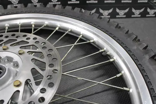 2000 95-01 HONDA CR250R CR500R OEM FRONT WHEEL RIM HUB TIRE ROTOR 44650-MAC-680