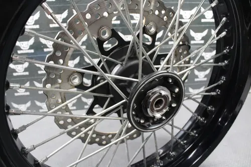 2009 2010 KAWASAKI KLX250SF KLX300SM OEM 17" FRONT BACK REAR WHEEL WHEELSET SUMO