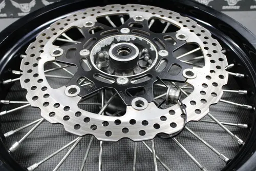 2009 2010 KAWASAKI KLX250SF KLX300SM OEM 17" FRONT BACK REAR WHEEL WHEELSET SUMO