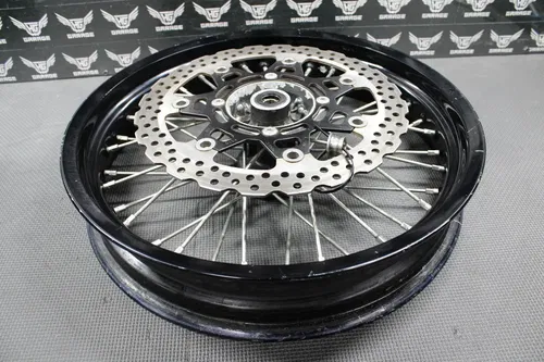 2009 2010 KAWASAKI KLX250SF KLX300SM OEM 17" FRONT BACK REAR WHEEL WHEELSET SUMO