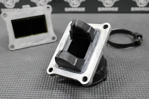 1999 HONDA CR125R OEM CARB JOINT INTAKE BOOT REED BLOCK VALVE 16221-KZ4-A10
