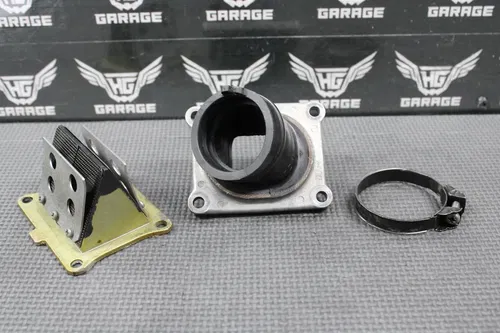 1999 HONDA CR125R OEM CARB JOINT INTAKE BOOT REED BLOCK VALVE 16221-KZ4-A10