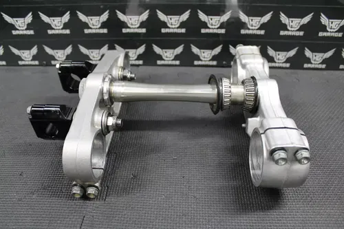 00-01 HONDA CR250R OEM FRONT FORKS LOWER UPPER TRIPLE TREE STEM FAT BAR CLAMP