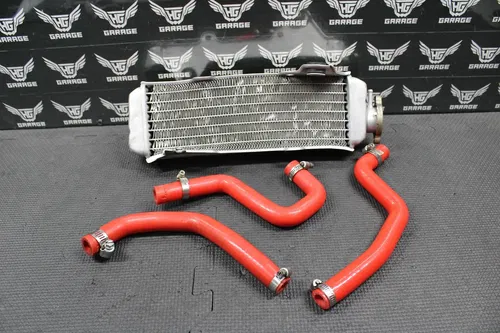 2004 HONDA CR80R CR85R CR85RB OEM RADIATOR COOLER RADIATORS GPI RED HOSES
