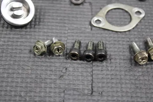 2001 SUZUKI RM125 OEM EXHAUST POWER VALVE POWERVALVE SHAFT ARM SET 11259-36E30