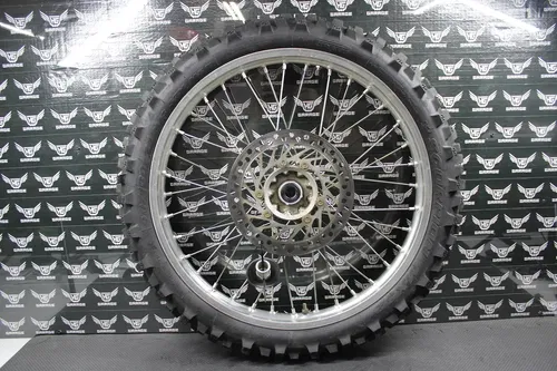 2002 HONDA 02-03 CR250R CRF450R OEM FRONT WHEEL RIM HUB TIRE ROTOR 44650-KZ3-J40