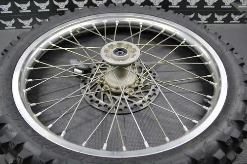 2002 HONDA 02-03 CR250R CRF450R OEM FRONT WHEEL RIM HUB TIRE ROTOR 44650-KZ3-J40