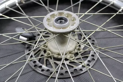 2002 HONDA 02-03 CR250R CRF450R OEM FRONT WHEEL RIM HUB TIRE ROTOR 44650-KZ3-J40