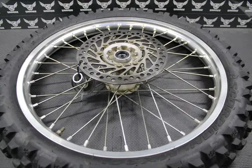 2002 HONDA 02-03 CR250R CRF450R OEM FRONT WHEEL RIM HUB TIRE ROTOR 44650-KZ3-J40