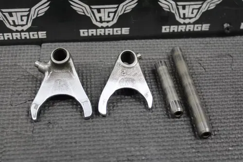 1993 YAMAHA YZ250 WR250 OEM TRANSMISSION TRANS GEAR SHIFT FORKS GUIDES 1 & 2
