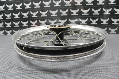 1984 1985 KAWASAKI KX80 OEM FRONT WHEEL RIM HUB 17" 41025-1170 41034-1111