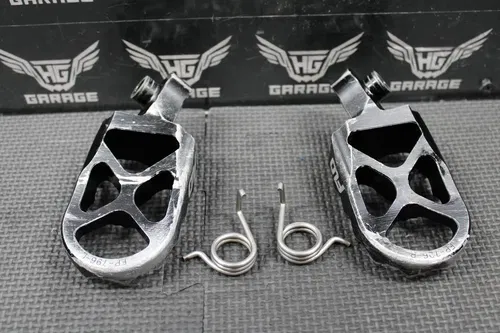 2013 SUZUKI RMZ250 FLO MOTORSPORTS BLACK RIGHT LEFT FOOT PEGS PEDALS FOOTPEGS