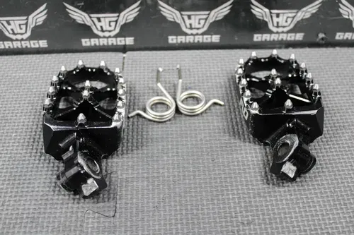 2013 SUZUKI RMZ250 FLO MOTORSPORTS BLACK RIGHT LEFT FOOT PEGS PEDALS FOOTPEGS