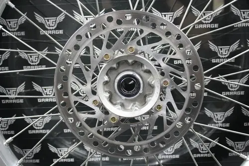 2002 02-07 HONDA CR125R OEM TAKASAGO FRONT WHEEL RIM HUB TIRE 44650-KZ4-820