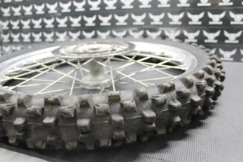 2002 02-07 HONDA CR125R OEM TAKASAGO FRONT WHEEL RIM HUB TIRE 44650-KZ4-820