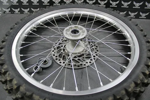2002 02-07 HONDA CR125R OEM TAKASAGO FRONT WHEEL RIM HUB TIRE 44650-KZ4-820