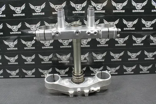2000 SUZUKI 00-04 DRZ400 DRZ400E OEM FRONT FORKS TRIPLE TREE STEM BAR CLAMP NICE