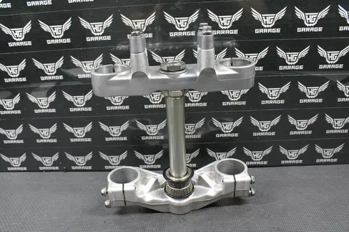 2000 SUZUKI 00-04 DRZ400 DRZ400E OEM FRONT FORKS TRIPLE TREE STEM BAR CLAMP NICE