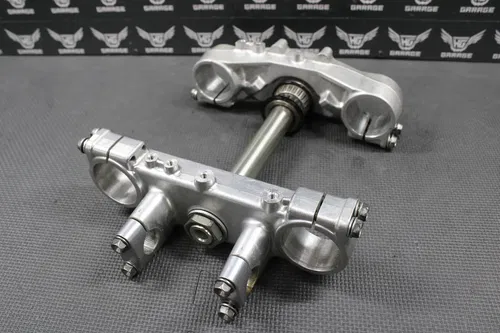 2000 SUZUKI 00-04 DRZ400 DRZ400E OEM FRONT FORKS TRIPLE TREE STEM BAR CLAMP NICE