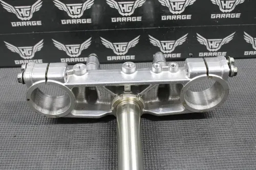 2000 SUZUKI 00-04 DRZ400 DRZ400E OEM FRONT FORKS TRIPLE TREE STEM BAR CLAMP NICE
