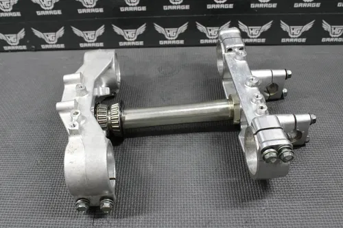 2000 SUZUKI 00-04 DRZ400 DRZ400E OEM FRONT FORKS TRIPLE TREE STEM BAR CLAMP NICE