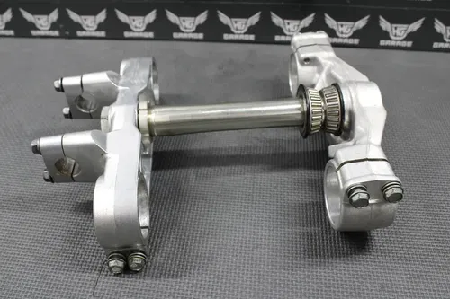 2000 SUZUKI 00-04 DRZ400 DRZ400E OEM FRONT FORKS TRIPLE TREE STEM BAR CLAMP NICE