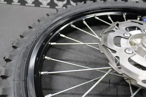 2014 KAWASAKI 11-21 KX100 KX85 BIG WHEEL OEM BLACK FRONT WHEEL RIM HUB TIRE 19"