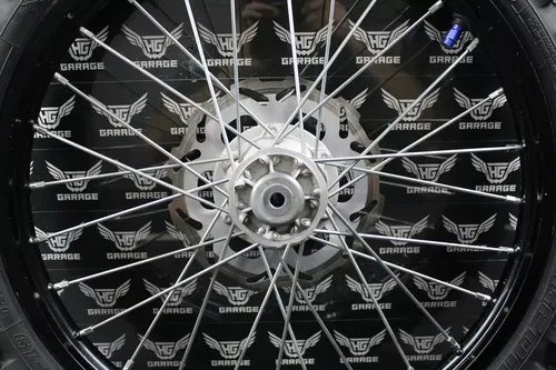 2014 KAWASAKI 11-21 KX100 KX85 BIG WHEEL OEM BLACK FRONT WHEEL RIM HUB TIRE 19"