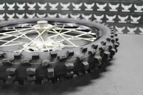 2014 KAWASAKI 11-21 KX100 KX85 BIG WHEEL OEM BLACK FRONT WHEEL RIM HUB TIRE 19"