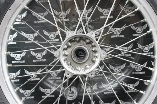 2009 2010 YAMAHA YZ250F OEM 19 X 1.85 REAR BACK WHEEL RIM HUB TIRE 17D-25311-00