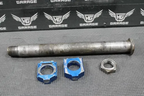 2010 YAMAHA 09-22 YZ250F YZ450F OEM REAR AXLE BACK WHEEL RIM PIVOT BOLT BLOCKS