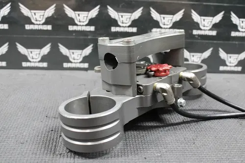 00-03 HONDA CR125R CR250R RTT REMOTE STEERING STABILIZER TRIPLE CLAMP BAR MOUNT