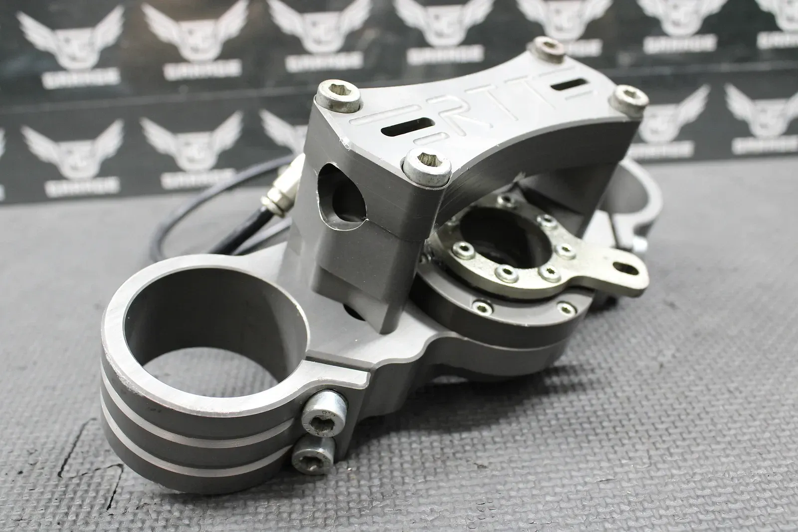 00-03 HONDA CR125R CR250R RTT REMOTE STEERING STABILIZER TRIPLE CLAMP BAR MOUNT