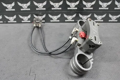 00-03 HONDA CR125R CR250R RTT REMOTE STEERING STABILIZER TRIPLE CLAMP BAR MOUNT