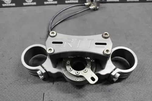 00-03 HONDA CR125R CR250R RTT REMOTE STEERING STABILIZER TRIPLE CLAMP BAR MOUNT