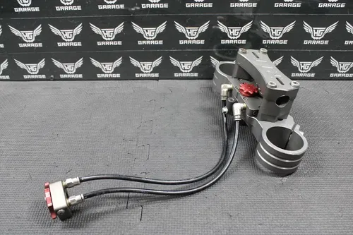 00-03 HONDA CR125R CR250R RTT REMOTE STEERING STABILIZER TRIPLE CLAMP BAR MOUNT