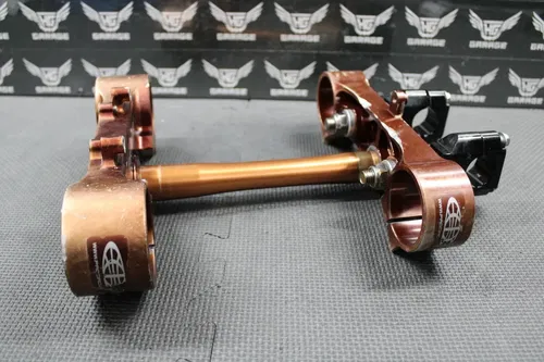 2007 KAWASAKI 06-12 KX250F PRO CIRCUIT TRIPLE CLAMPS UPPER LOWER TRIPLE TREE 22
