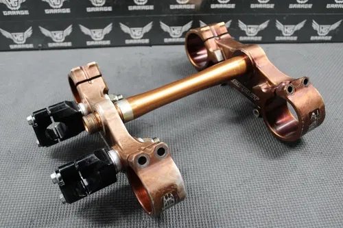 2007 KAWASAKI 06-12 KX250F PRO CIRCUIT TRIPLE CLAMPS UPPER LOWER TRIPLE TREE 22