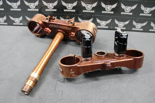 2007 KAWASAKI 06-12 KX250F PRO CIRCUIT TRIPLE CLAMPS UPPER LOWER TRIPLE TREE 22