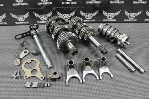 HONDA 07-22 CRF150R CRF150RB OEM TRANSMISSION SHIFT FORKS GEARS GEARBOX MINT!