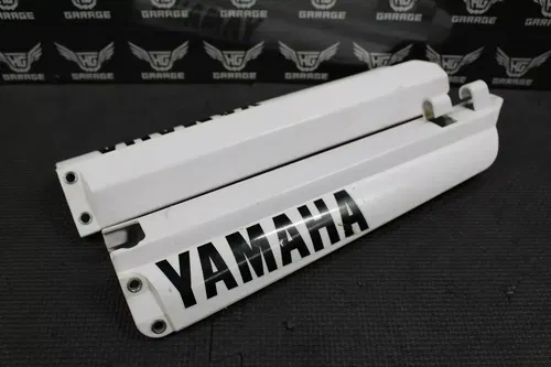 2004 YAMAHA YZ250F YZ450F OEM FRONT LEFT RIGHT FORK GUARDS SHIELDS HARDWARE NICE