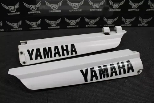2004 YAMAHA YZ250F YZ450F OEM FRONT LEFT RIGHT FORK GUARDS SHIELDS HARDWARE NICE