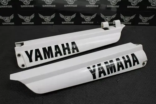 2004 YAMAHA YZ250F YZ450F OEM FRONT LEFT RIGHT FORK GUARDS SHIELDS HARDWARE NICE